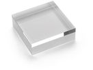 DEFLECTO Blocco acrilico 75x25mm AB225 transparente lucido (5055425953719)