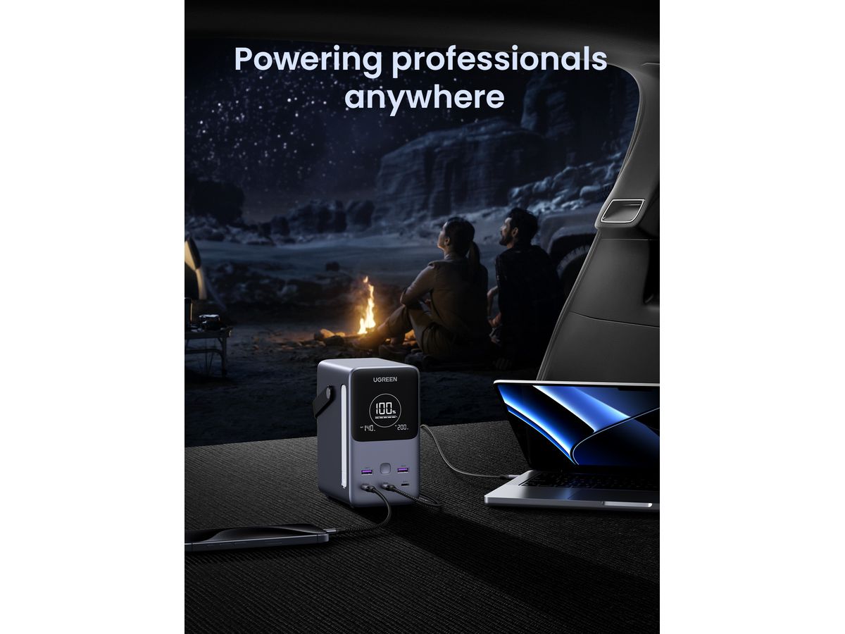 UGREEN Nexode Power Bank 48000 mAh 25286 300W, PD 3.1, Fast Charging (6941876222865)