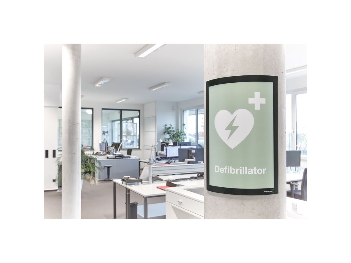 MAGNETOPLAN Magnetrahmen A4 1131912 selbstklebend, schwarz 2 Stk. (4013695064987)