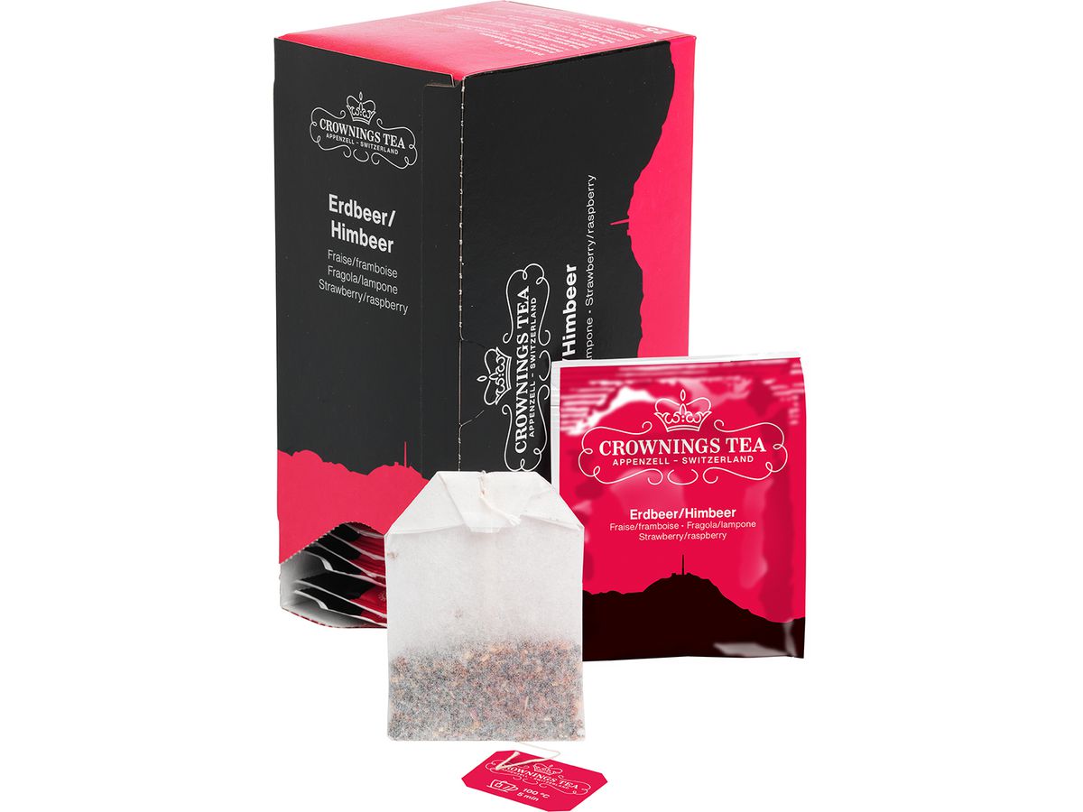 CROWNING'S Fragola/Lampone 101255 Bustine 2,5 g, 25 pz. (7611259139378)