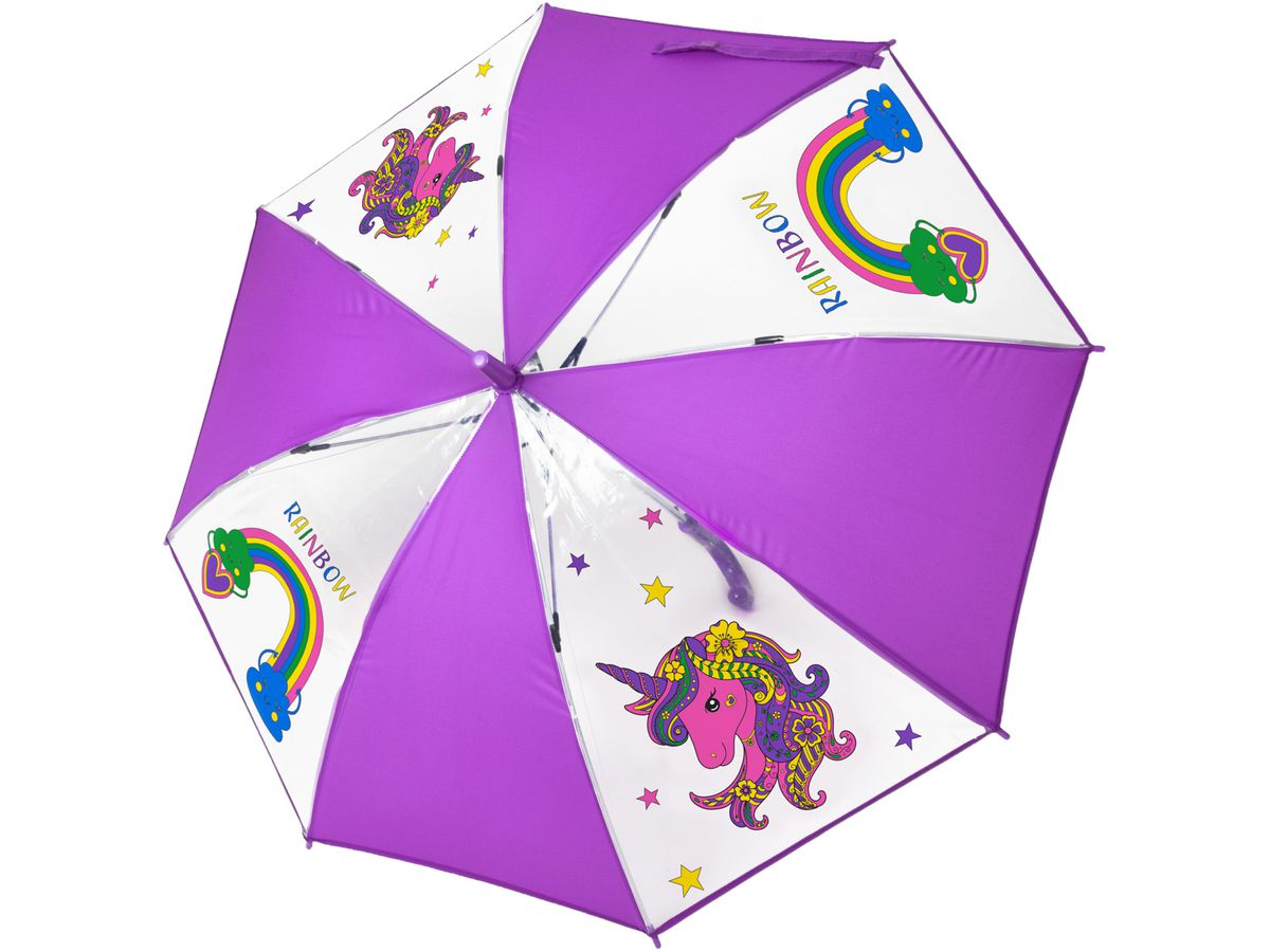 STROTZ Regenschirm Mia Matic 5492.01 Mandala, Einhorn (7640187344943)