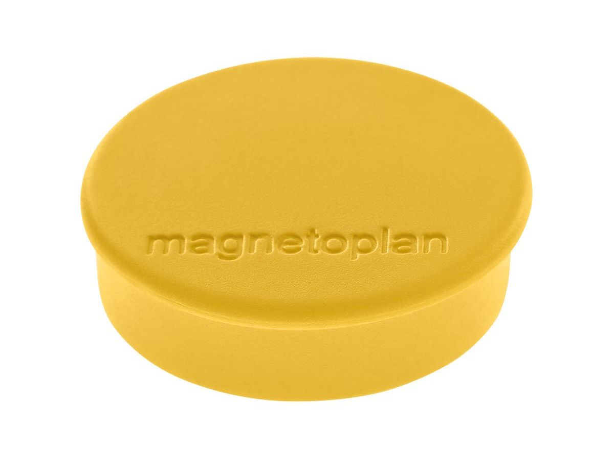 MAGNETOPLAN Calamita Discofix Hobby 24mm 1664502 giallo 10 pezzi (4013695025544)