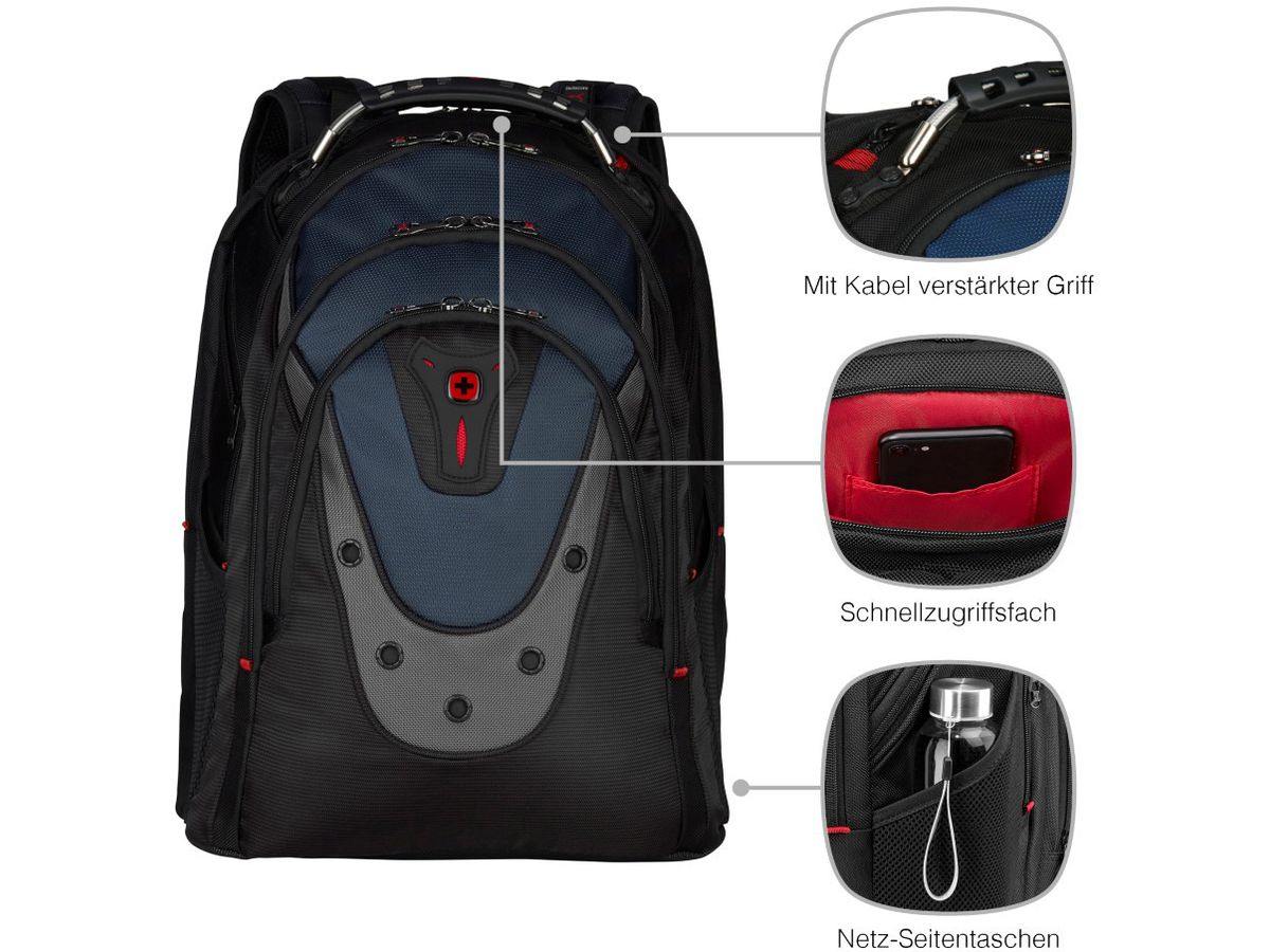 WENGER Notebook Backpack Ibex 600638 17.3 Zoll (7613329007969)