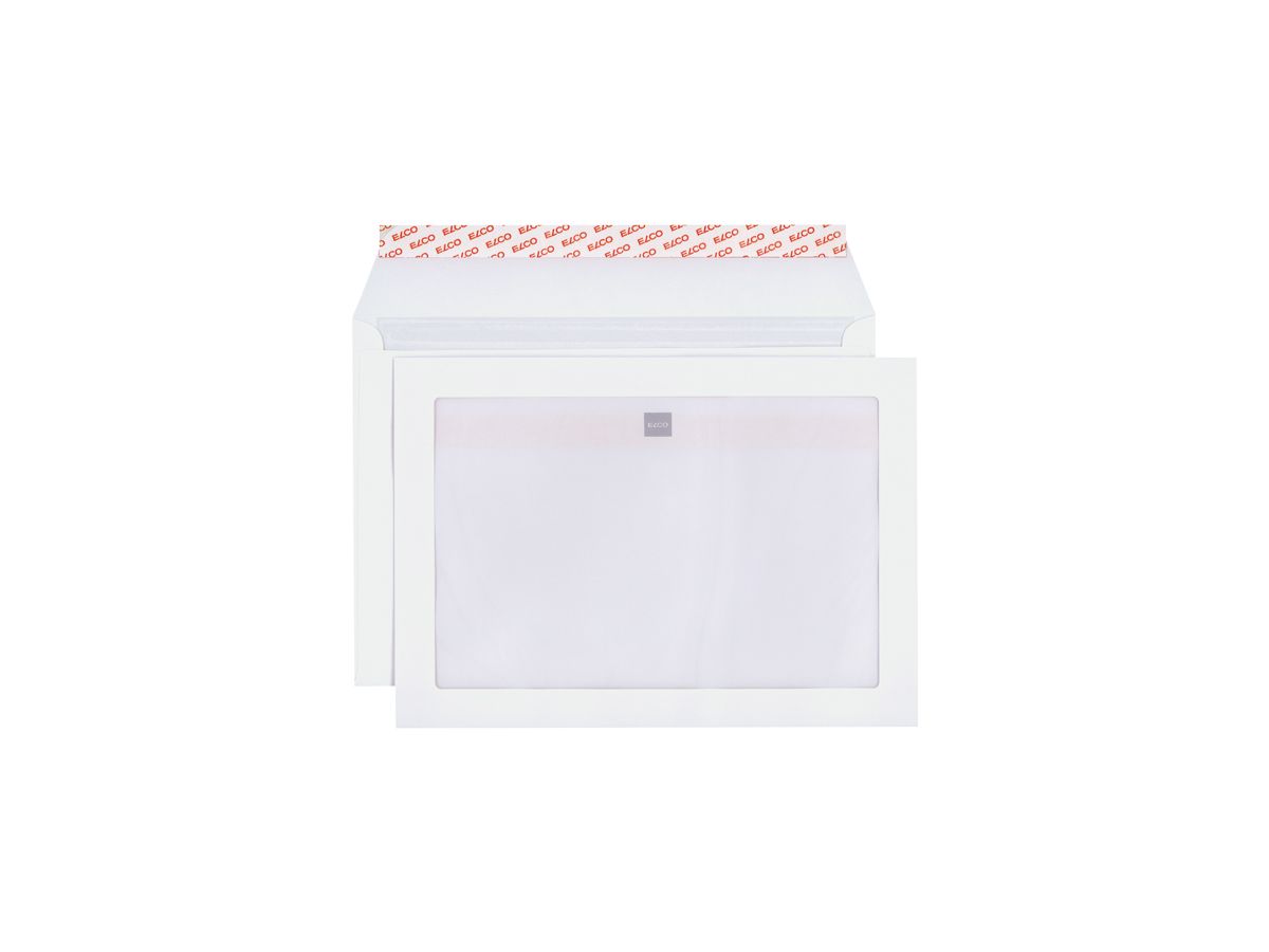 ELCO Couvert Premium m/Fenster C4 34591 120g, weiss 250 Stück (7610425860719)