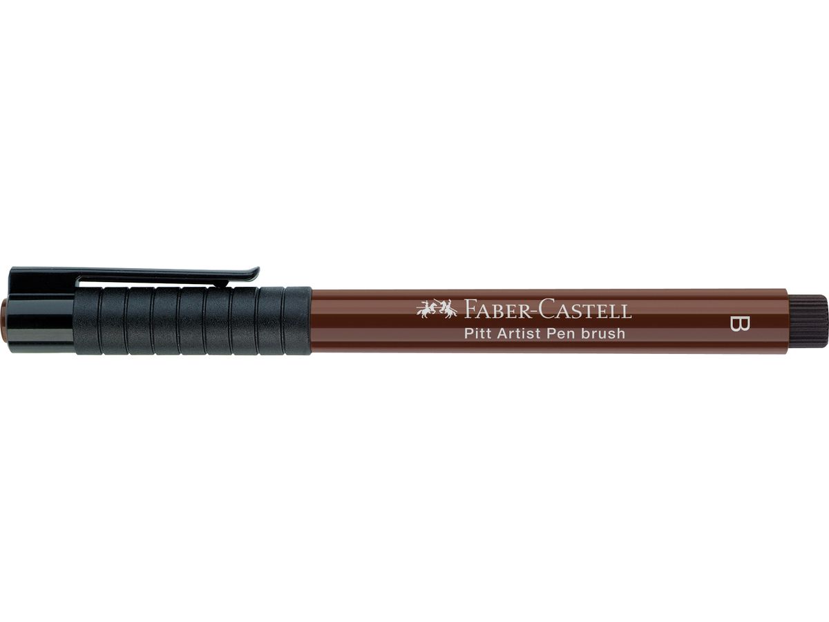 FABER-CASTELL Pitt Artist Pen Brush 2.5mm 167475 dark sepia (4005401674757)