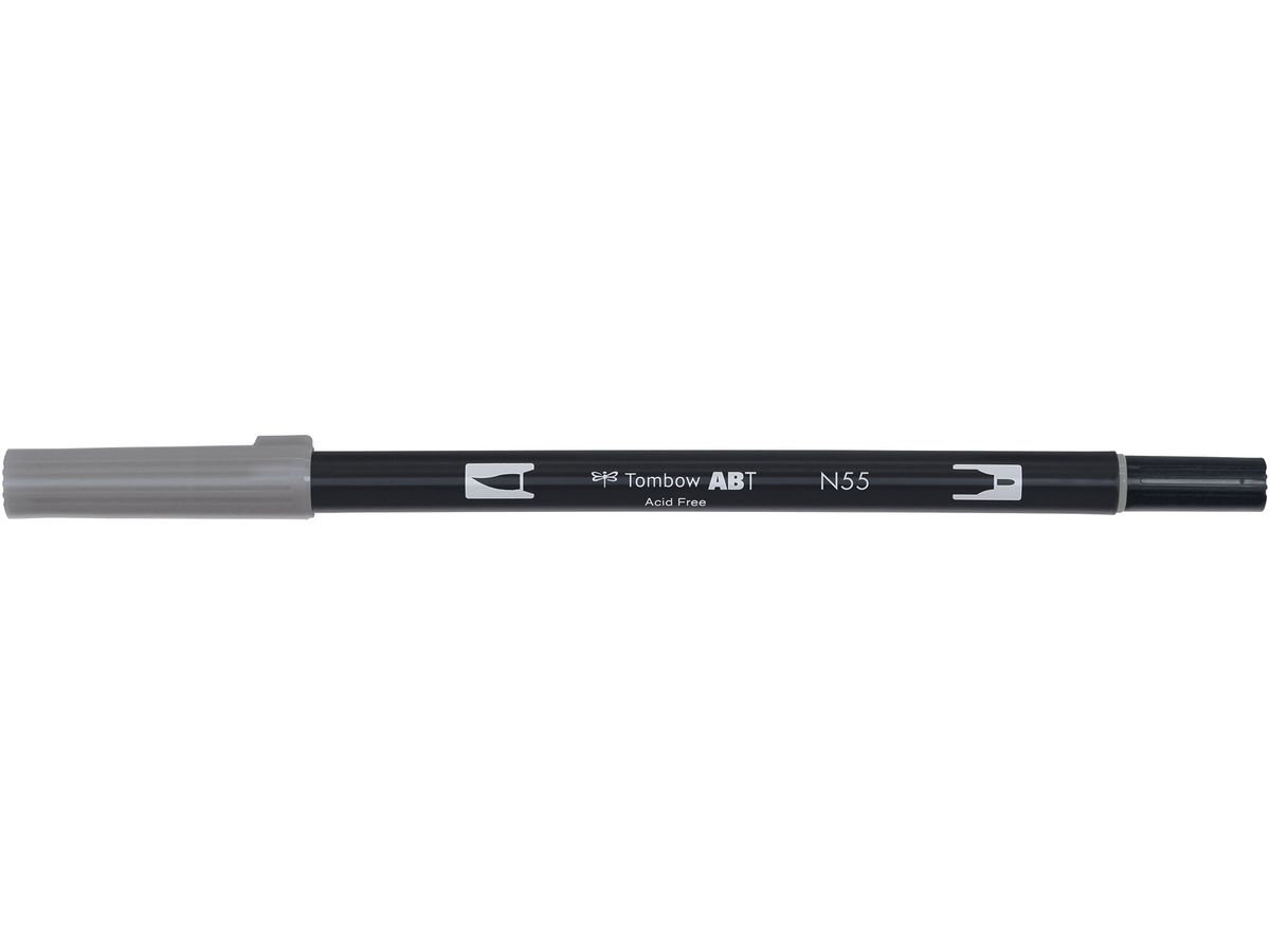 TOMBOW Dual Brush Pen ABT N55 cool gray 7 (4901991902433)