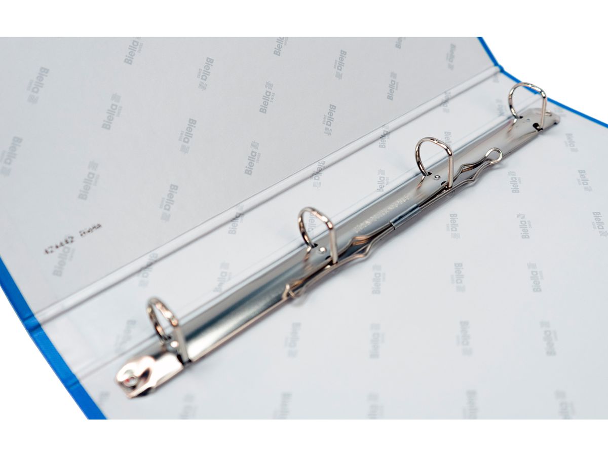 BIELLA Cartella an. Ringo-Plast 3cm 43444205U blu 4 anelli A4+ (7611365359943)