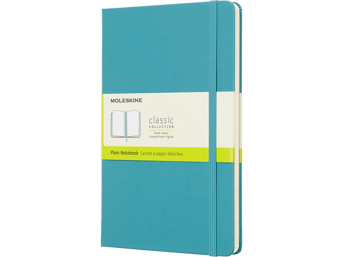 MOLESKINE Carnet L/A5 715383 en blanc, HC, Riff bleu (8058341715383)