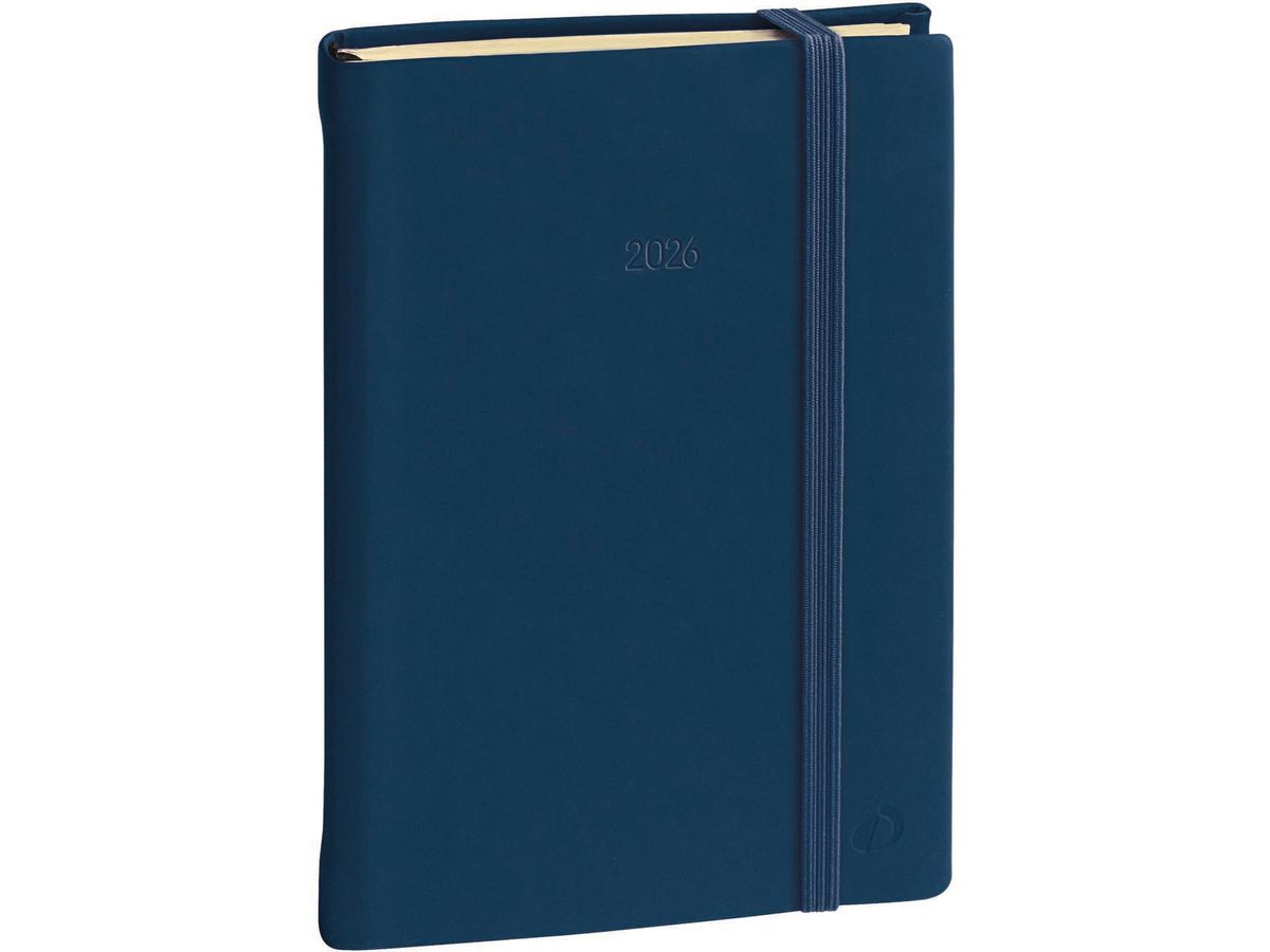 QUO-VADIS Agenda Silk DailyPocket 2026 617016Q 1J/1P marine ML 8,5x13cm (3371010486991)