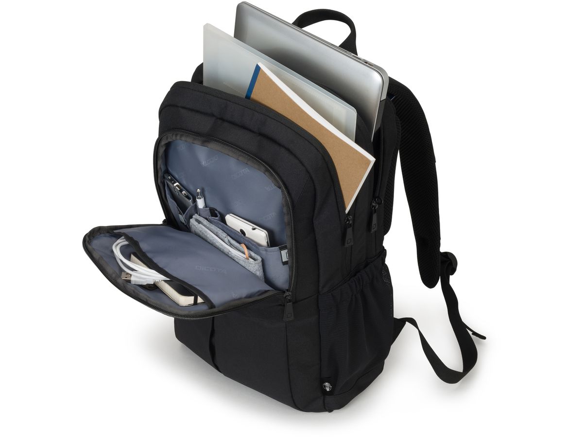 DICOTA Eco Backpack SCALE D31696-RPET 15-17.3 inch Black (7640158668740)