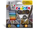 CARIOCA Fasermaler Fein 43162 Metallic E-8 (8003511431624)