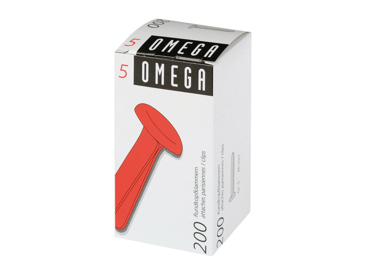 OMEGA Attaches-parisiennes 5 26mm 134020592 Alu 100 pcs. (7610709001869)