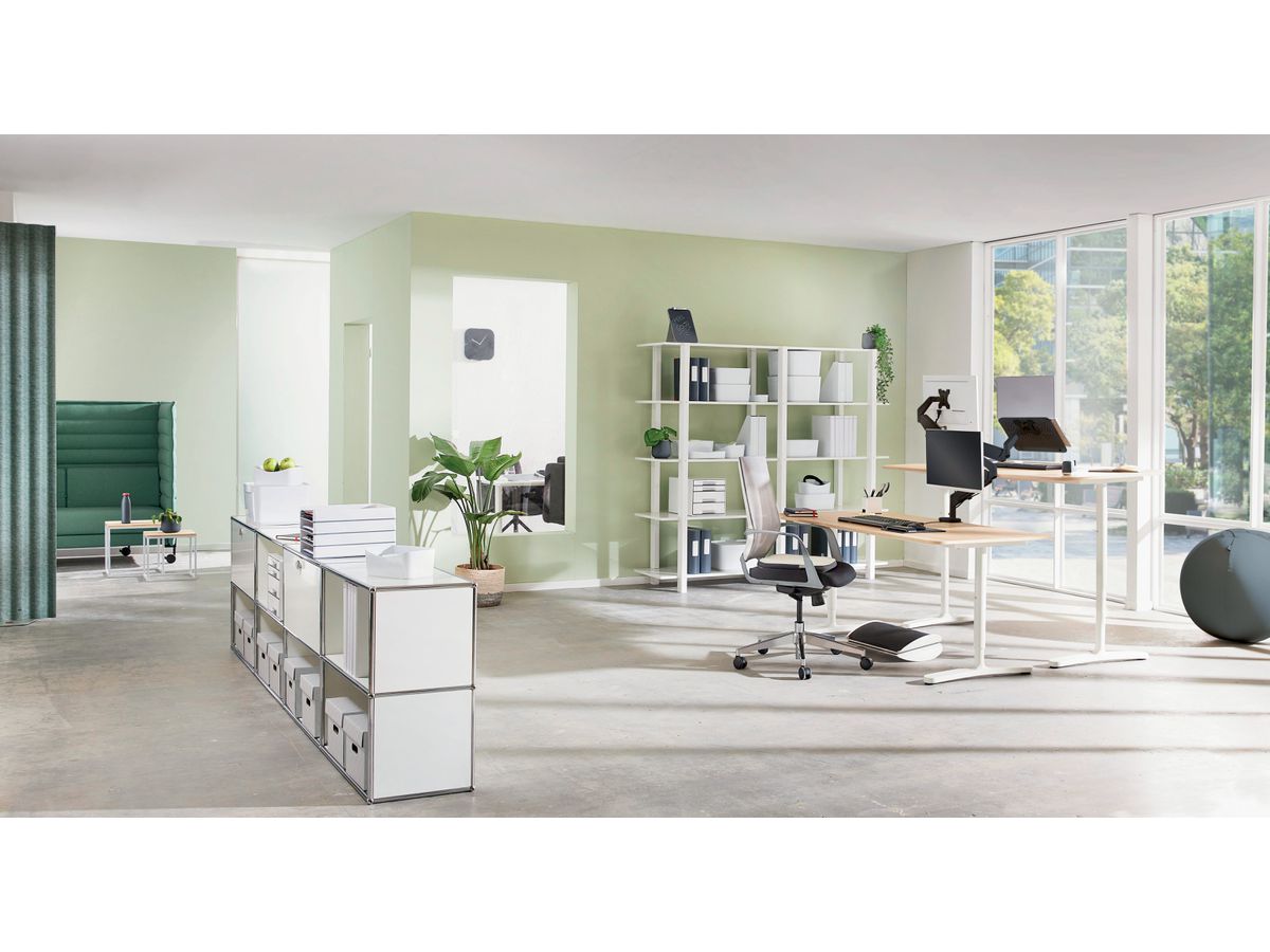 LEITZ Support pour moniteur Ergo 6504-00-89 Gris fonce (4002432134823)