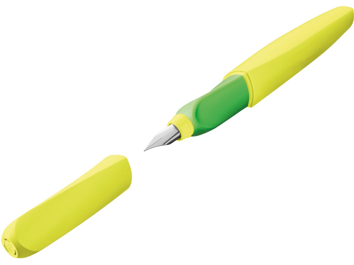 PELIKAN Stylo plume Twist M 807272 Neon jaune (4012700807274)