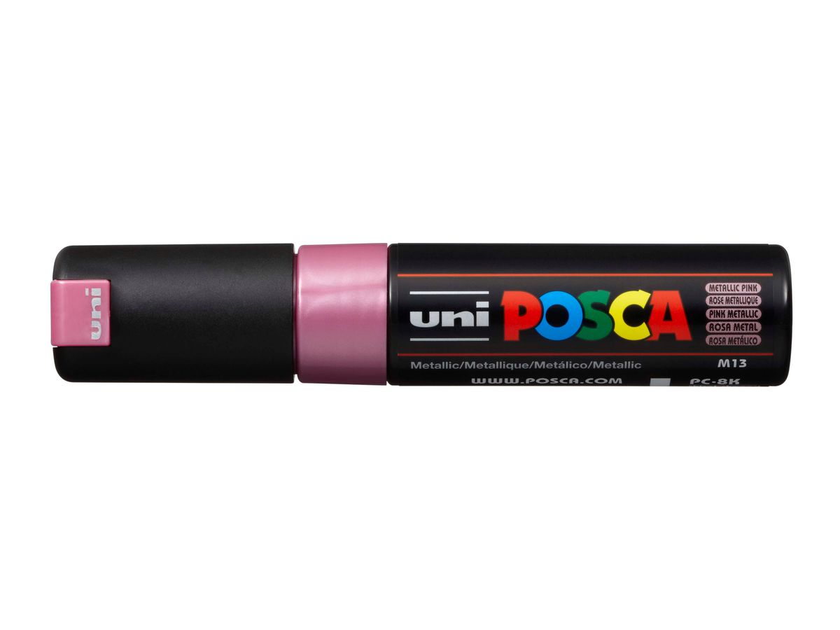 POSCA Marker 8mm PC8KMET.PINK MET Metal.rosa, Keilsp. (4902778113660)