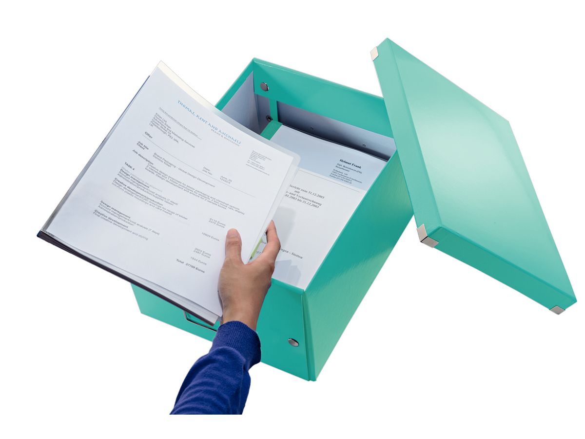 LEITZ Click&Store WOW Box M 60440051 bleu froid 281x200x370mm (4002432103799)