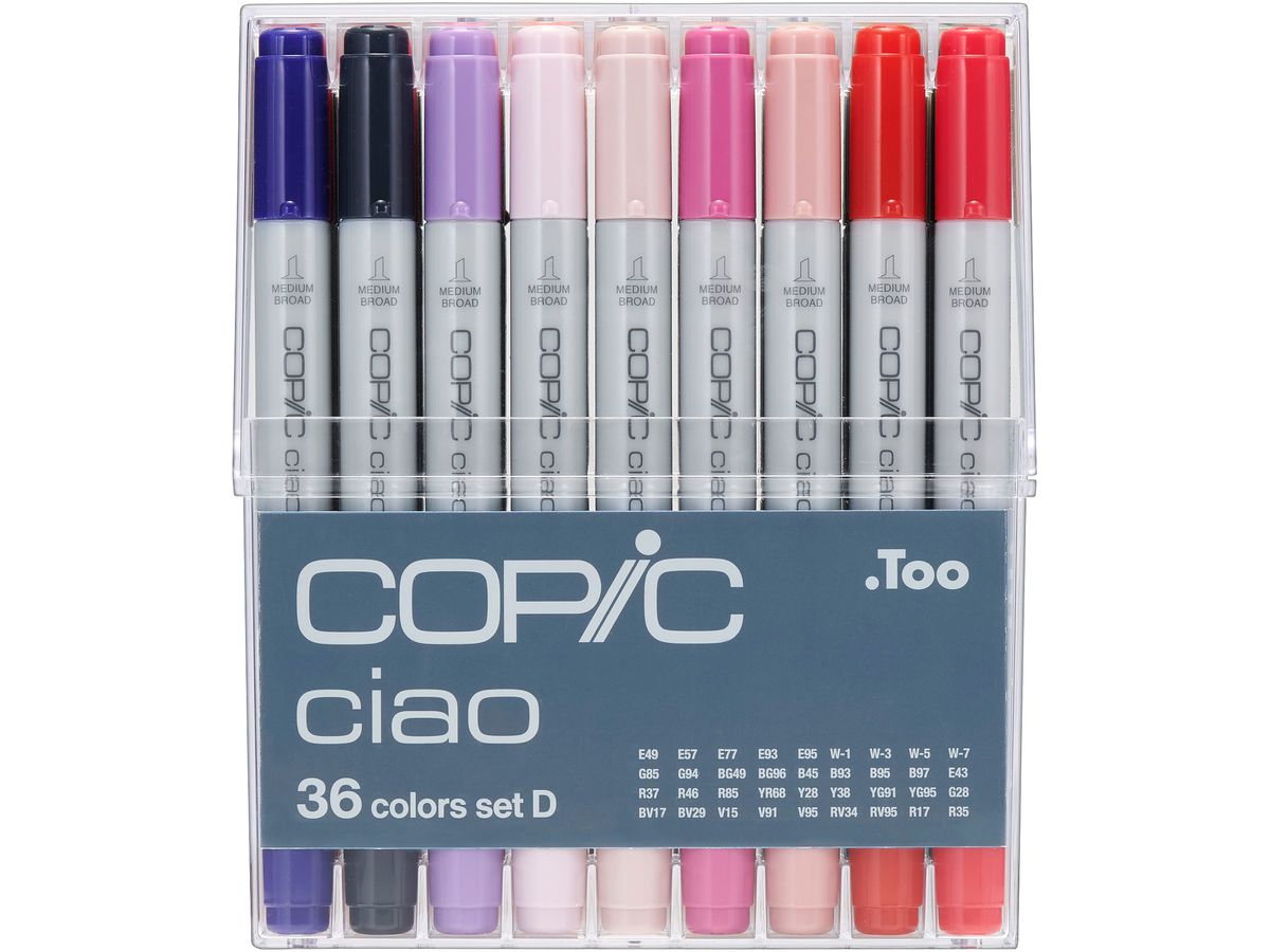 COPIC Marker Ciao 22075364 36er Set D (4511338063279)