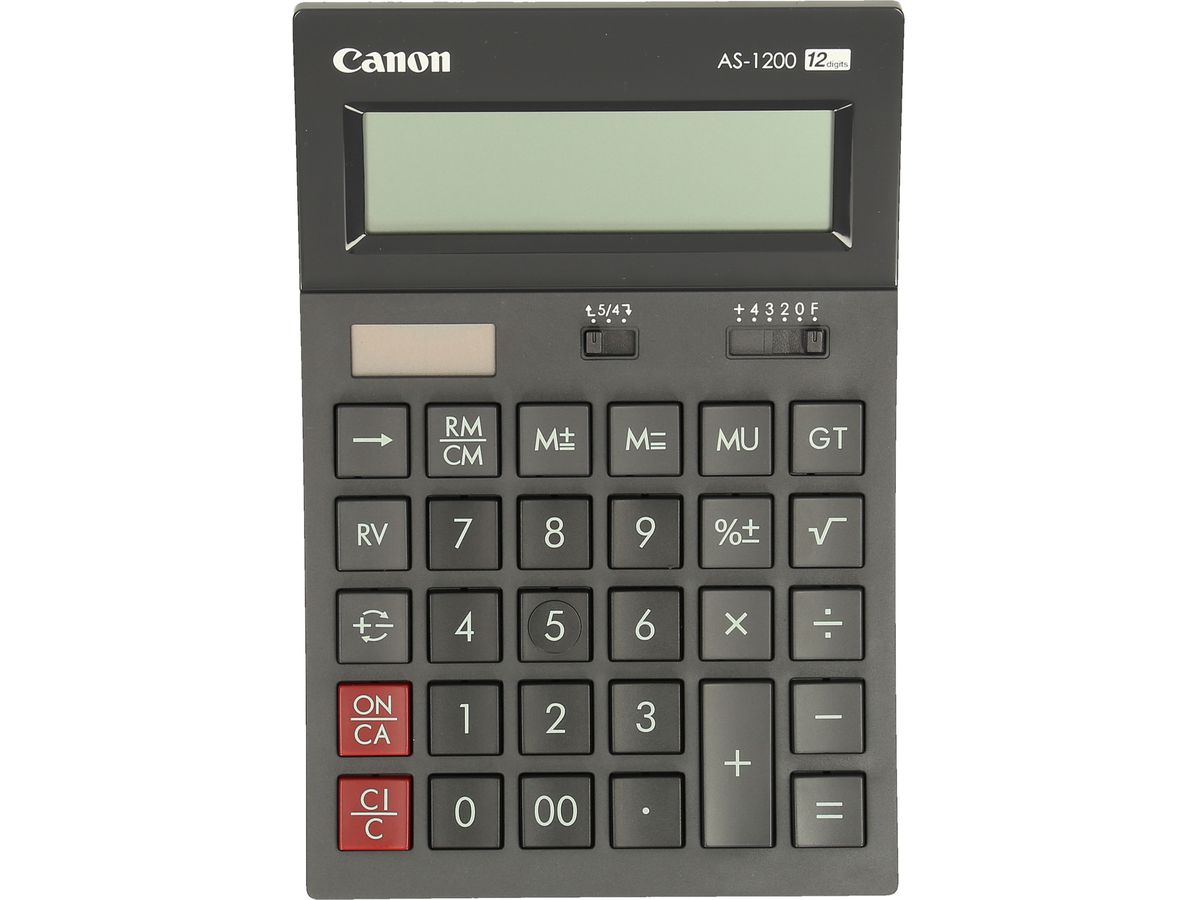 CANON Tischrechner CA-AS1200 12-stellig (4960999673677)