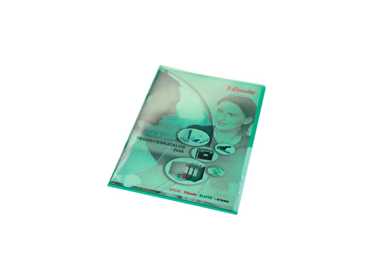 LEITZ Dossier Premium A4 41000055 vert, 0,15mm 100 pcs. (4002432308101)
