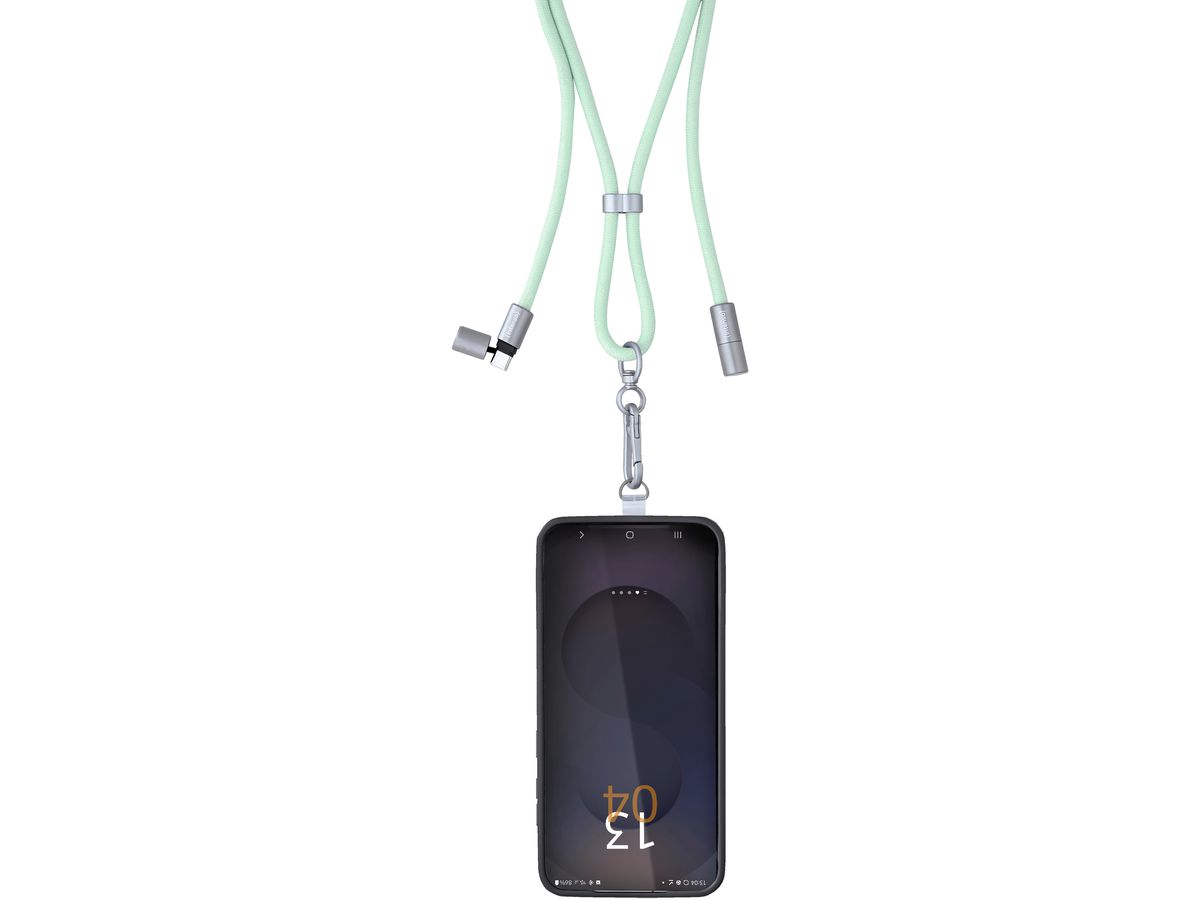 INTENSO Phone Lanyard Charg.Data Cable 7991007 2x USB-C, up to 1.65m green (4034303037131)