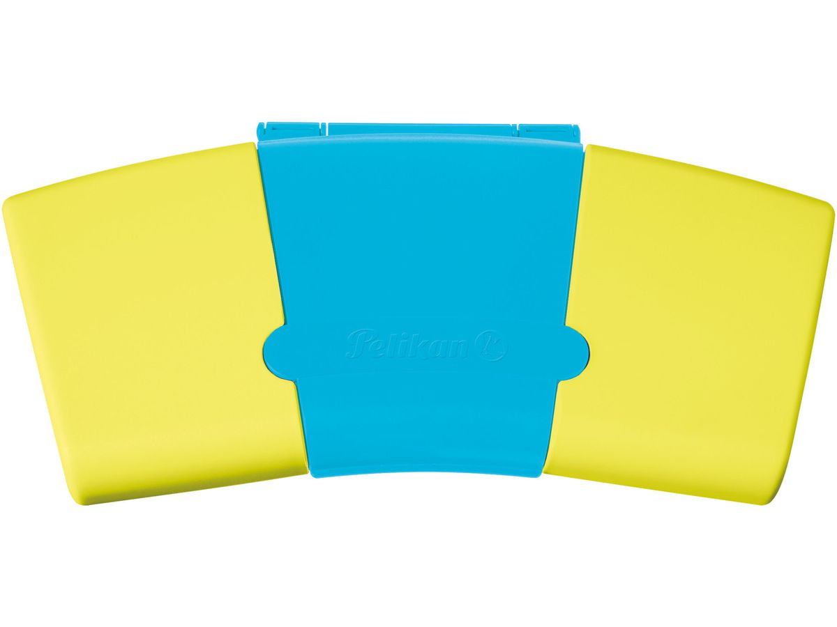 PELIKAN Farbkasten ProColor 701204 Türkis/Neongelb 12 Farben (4012700701206)