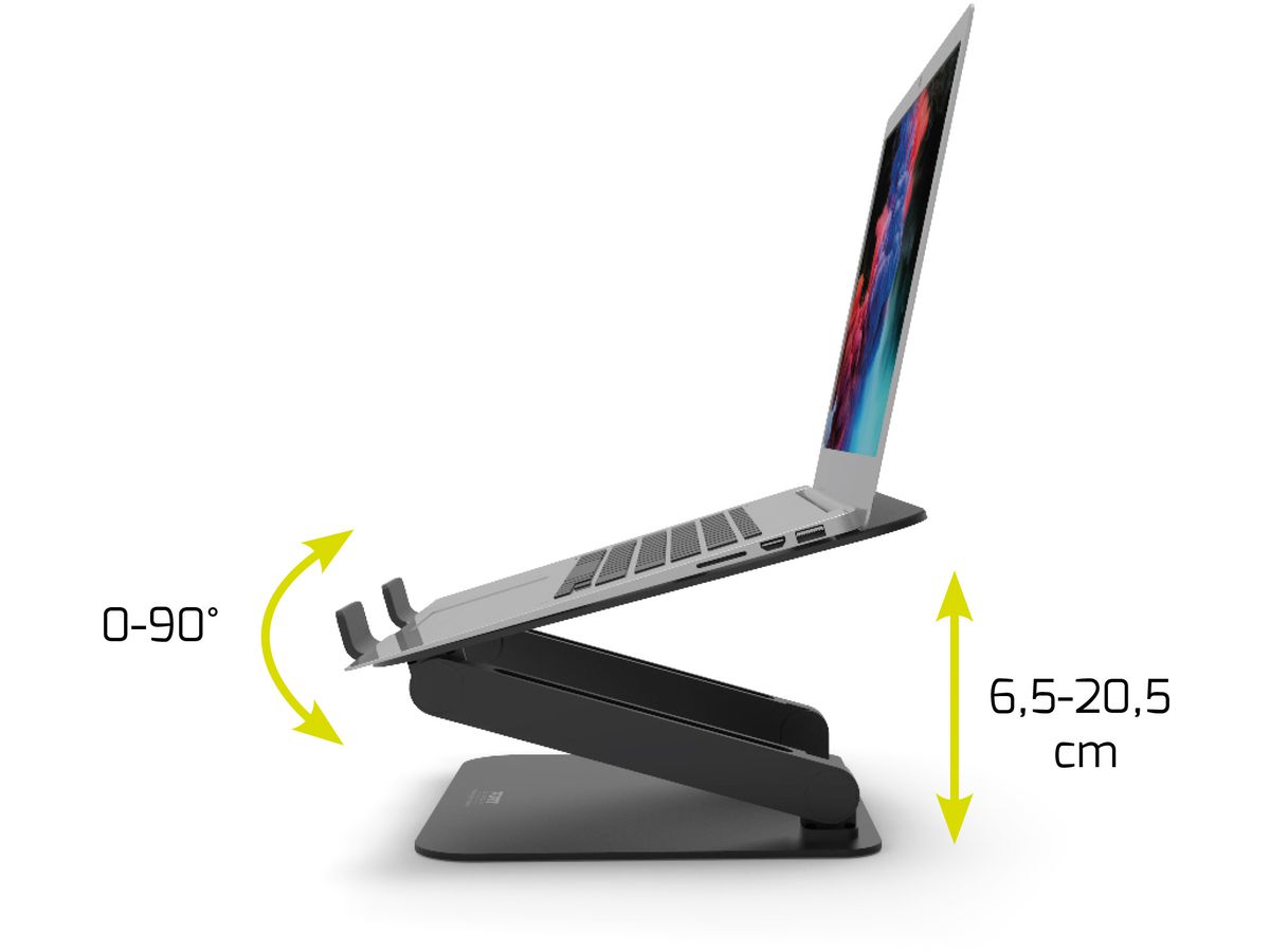 PORT Adjustable Notebook Stand 901108 for Notebooks up to 15.6 (3567049011086)