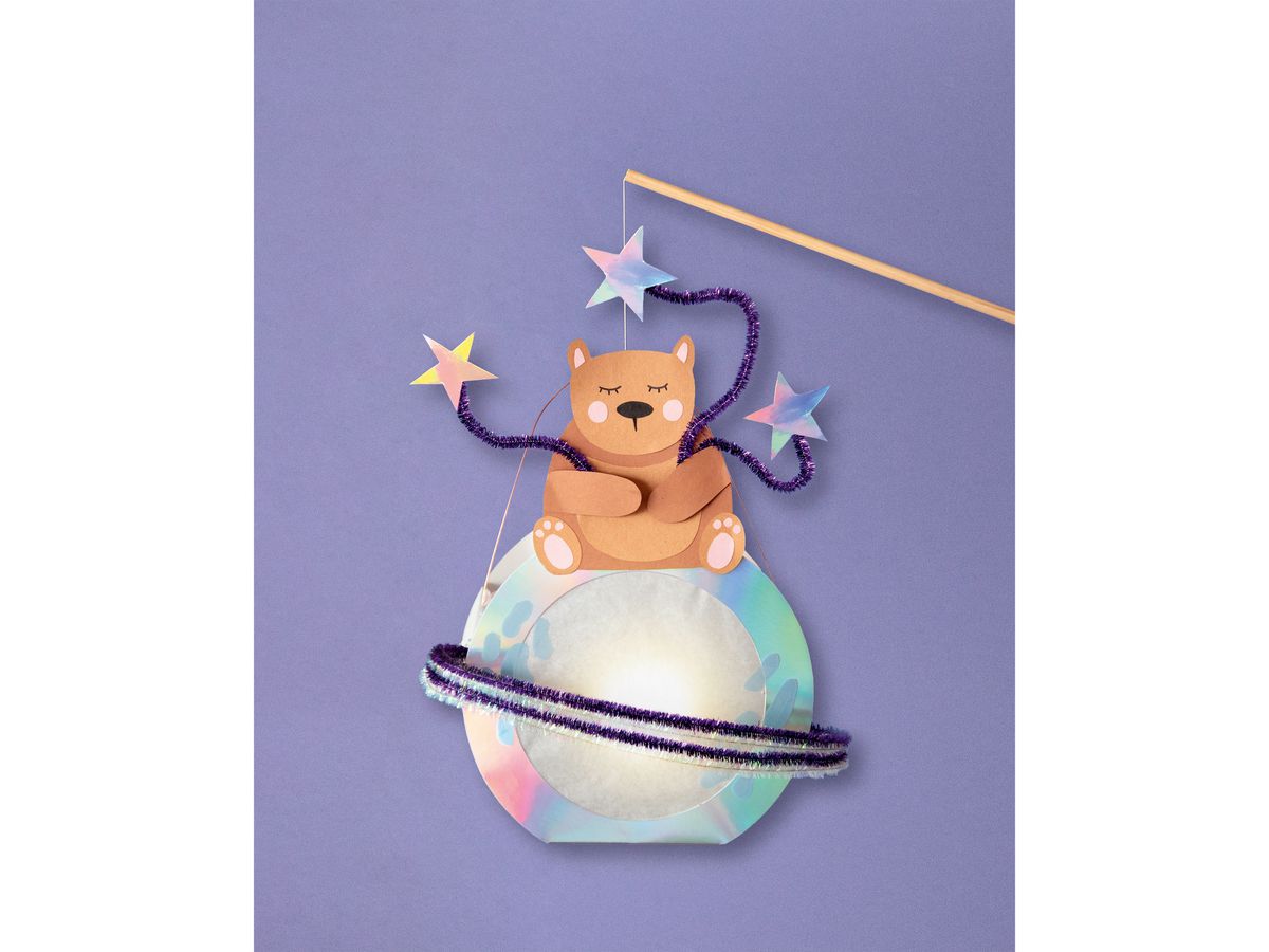 FOLIA Gabarit lanterne 19cm 9605/5 bleu chair 5 pieces (4001868126310)