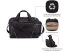 WENGER Laptop Briefcase 14 - 16inch 653497 Cosmic Brief Black (7611160287878)