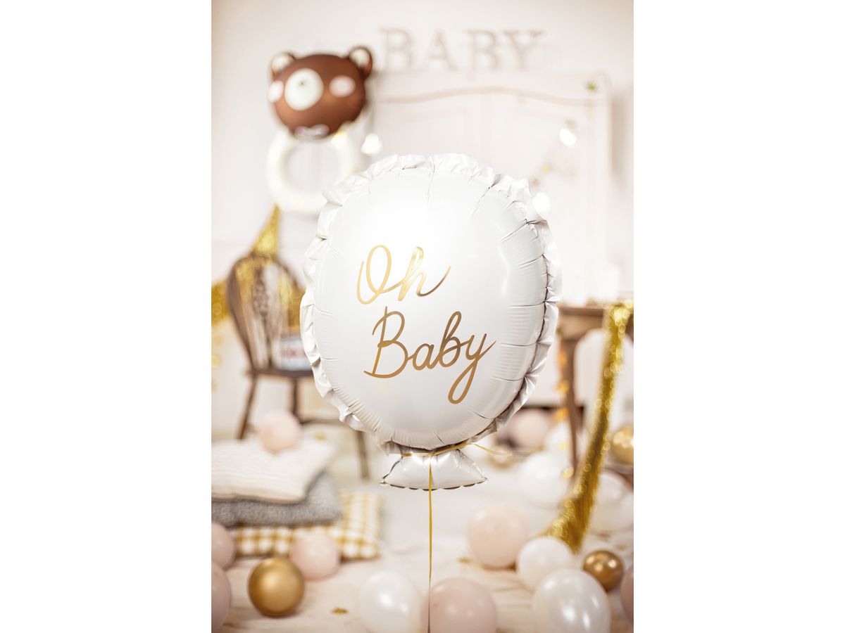 PARTYDECO Palloncino in foil 53cm FB193 Oh baby (5904555013803)