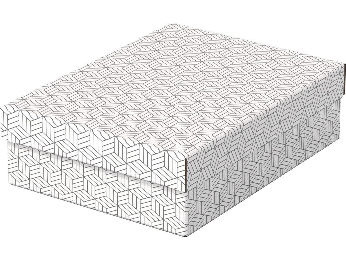 ESSELTE Aufbewahrungsboxen Home M 628284 365x265x100mm, weiss 3 Stk (4049793072296)