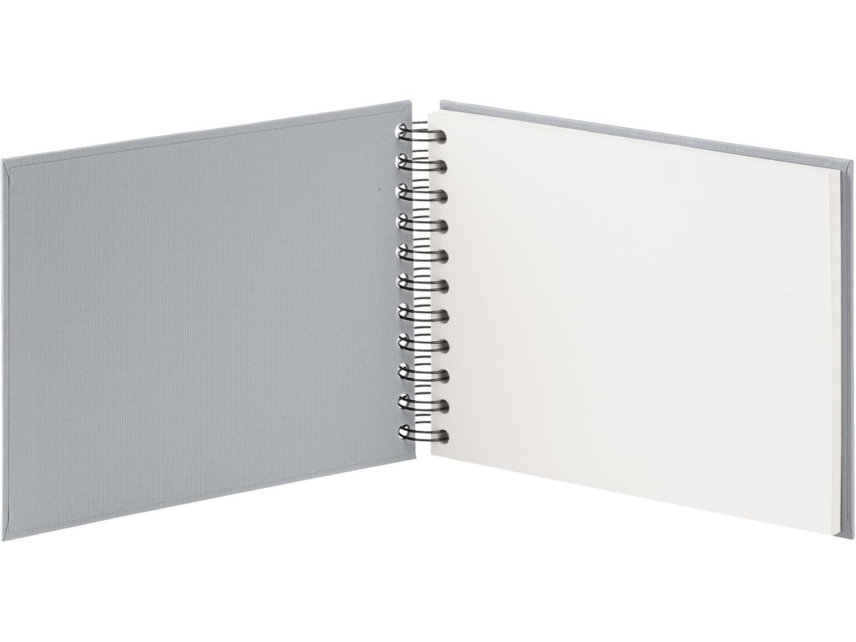 RÖSSLER Fotoalbum 19.5x14.5cm 1329452171 stone/off white (4014970151644)