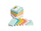 POST-IT Beachside 76x76mm 654-6-BEA 5-couleurs ass. 6x100 feuilles (4054596926103)