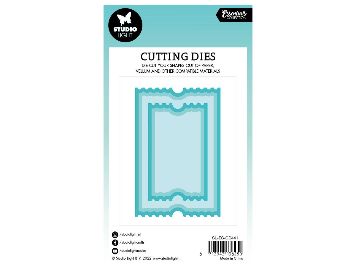 SIZZIX Fustella tagl. 6.1x9.2x0.1cm CD441 Biglietto 6 pz. (8713943138250)