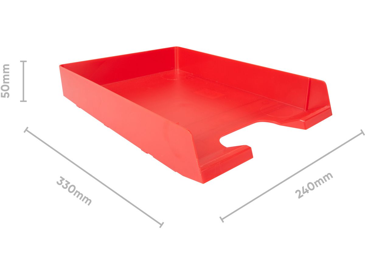 BIELLA Vaschette portacorrispon.A4/C4 30540045U rosso (7611365223442)