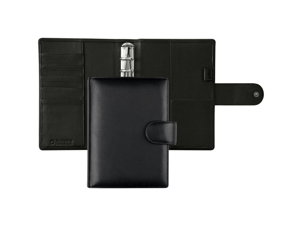 SUCCES Agenda Senior carnet Nappa 84546102U noir 13x17.8cm (8712254033087)