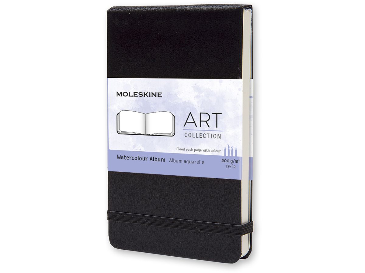 MOLESKINE Livre aquarelles A6 705601 en blanc noir (9788883705601)