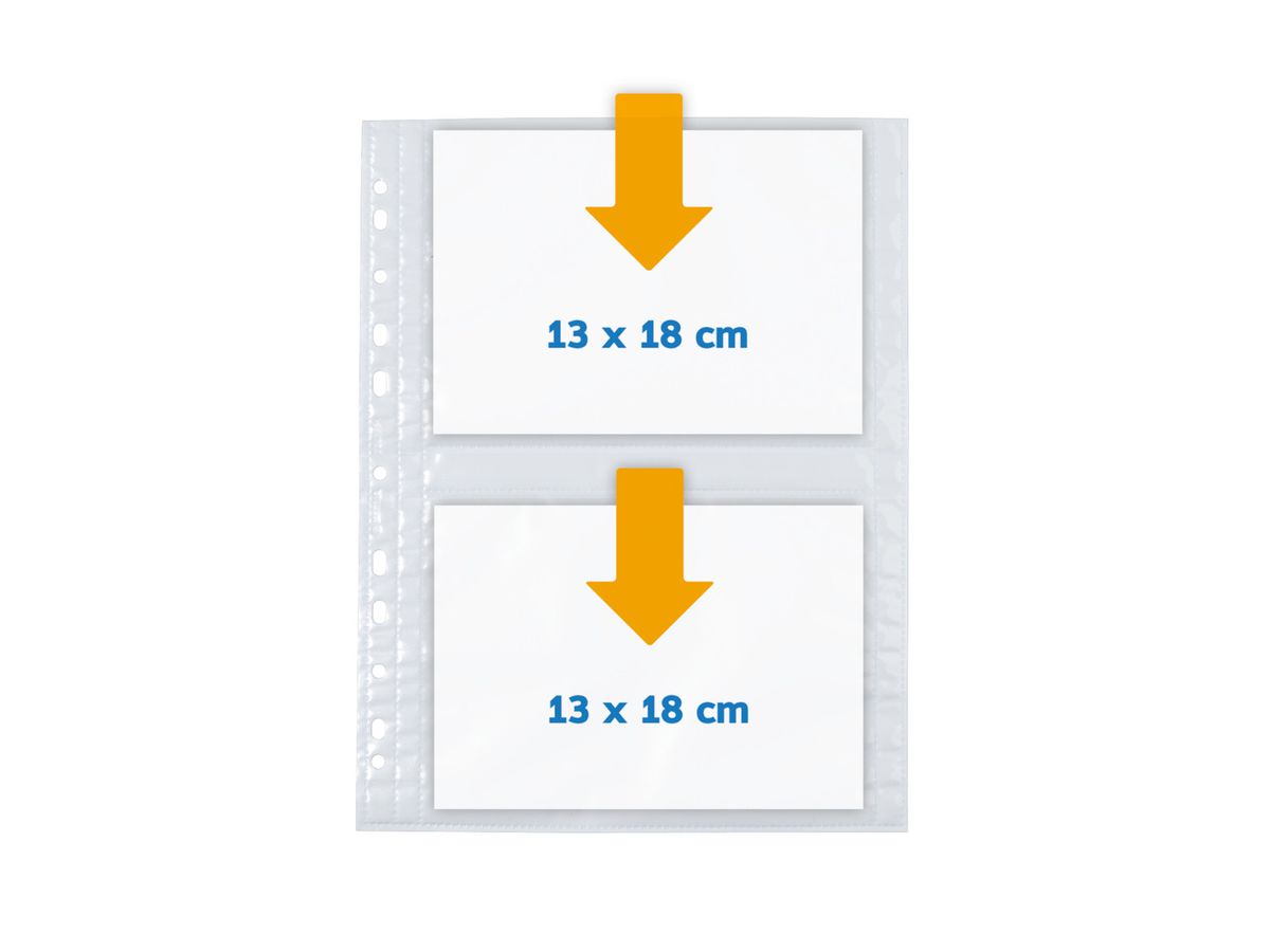 HERMA Cartelline Fotophan 13x18cm 7587 4 pezzi/10 fogli (4008705075879)