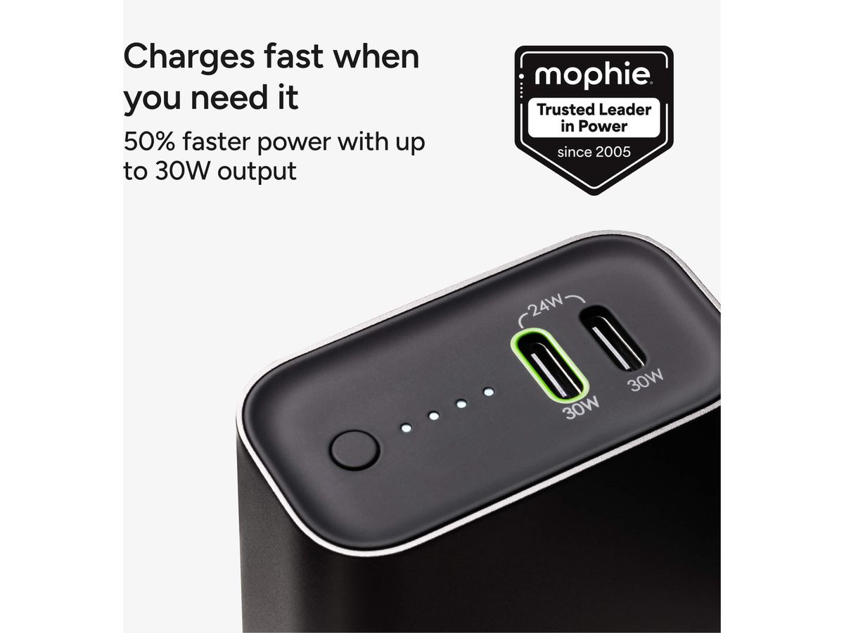 MOPHIE Powerstation 10000mAh 401114330 30W, Black (0840390311634)