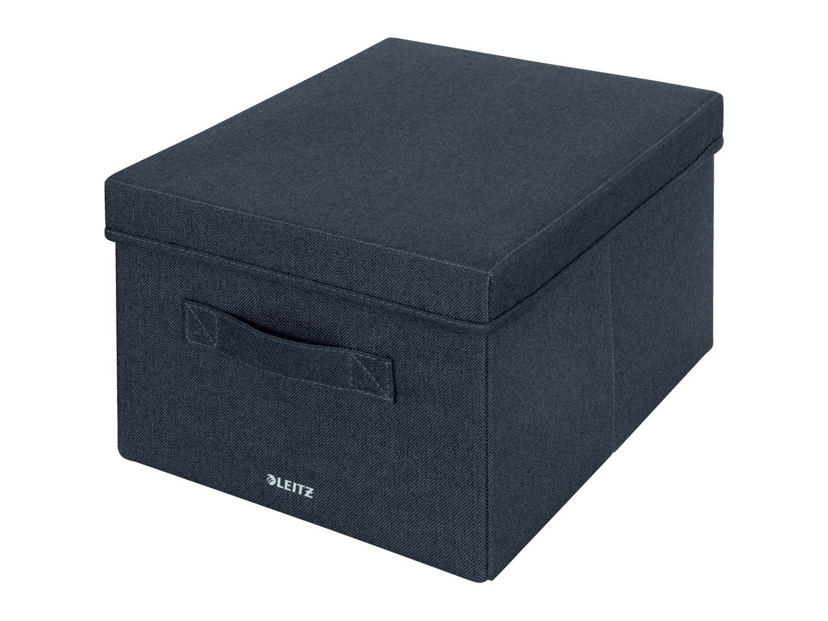 LEITZ Aufbewahrungsbox mit Deckel 6144-00-89 samtgrau 2 Stk. 28.5x20.3x38cm (4002432134632)