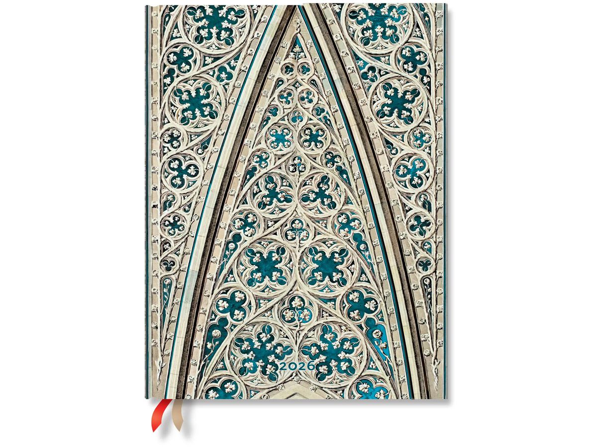 PAPERBLANKS Agenda Mailänder Dom HC 2026 DD0643-6 1W/2S HOR Ultra HC DE 18x23cm (9780349706436)