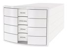 HAN Cassettiera IMPULS A4/C4 14.75 bianco 4 cassetti (4012473101791)