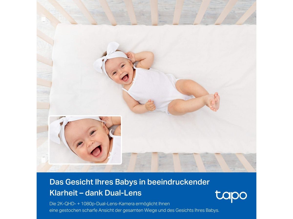 TP-LINK Dual-Lens Smart Baby Camera Tapo C840 Pan/Tilt (8885021371405)