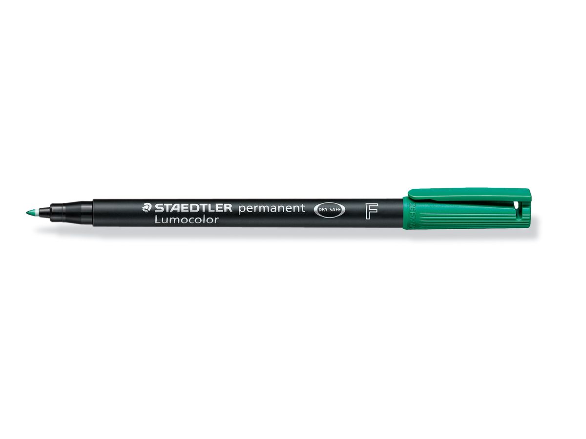 STAEDTLER Lumocolor permanent F 318-5 grün (4007817304334)