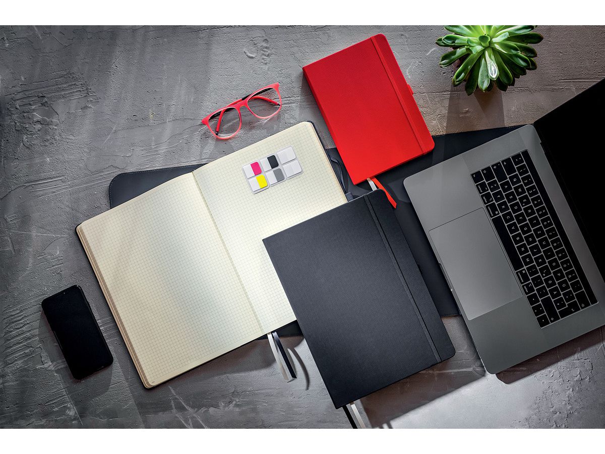 CONCEPTUM Carnet A6 CO132 ligné, 80g, 194 pages noir (4004360899898)