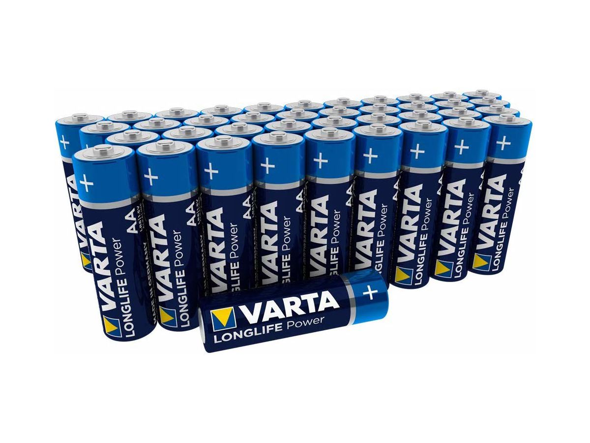 VARTA Batterie Longlife Power 4906121194 LR06/AA 40er-Blister (4008496987931)