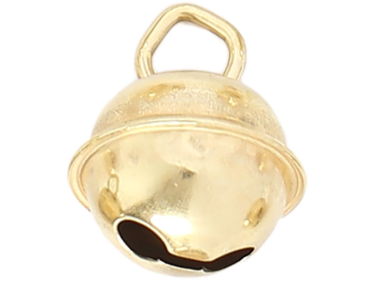 I AM CREATIVE Glöckchen 11mm 1521.11 gold, mit Öse 10 Stück (7613194208850)