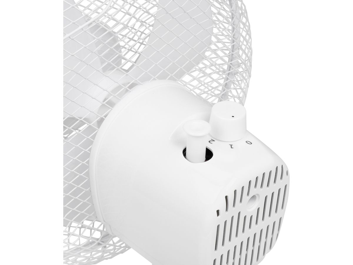 TRISTAR Ventilatore da tavolo 23cm VE-5721 bianco (8712836979970)