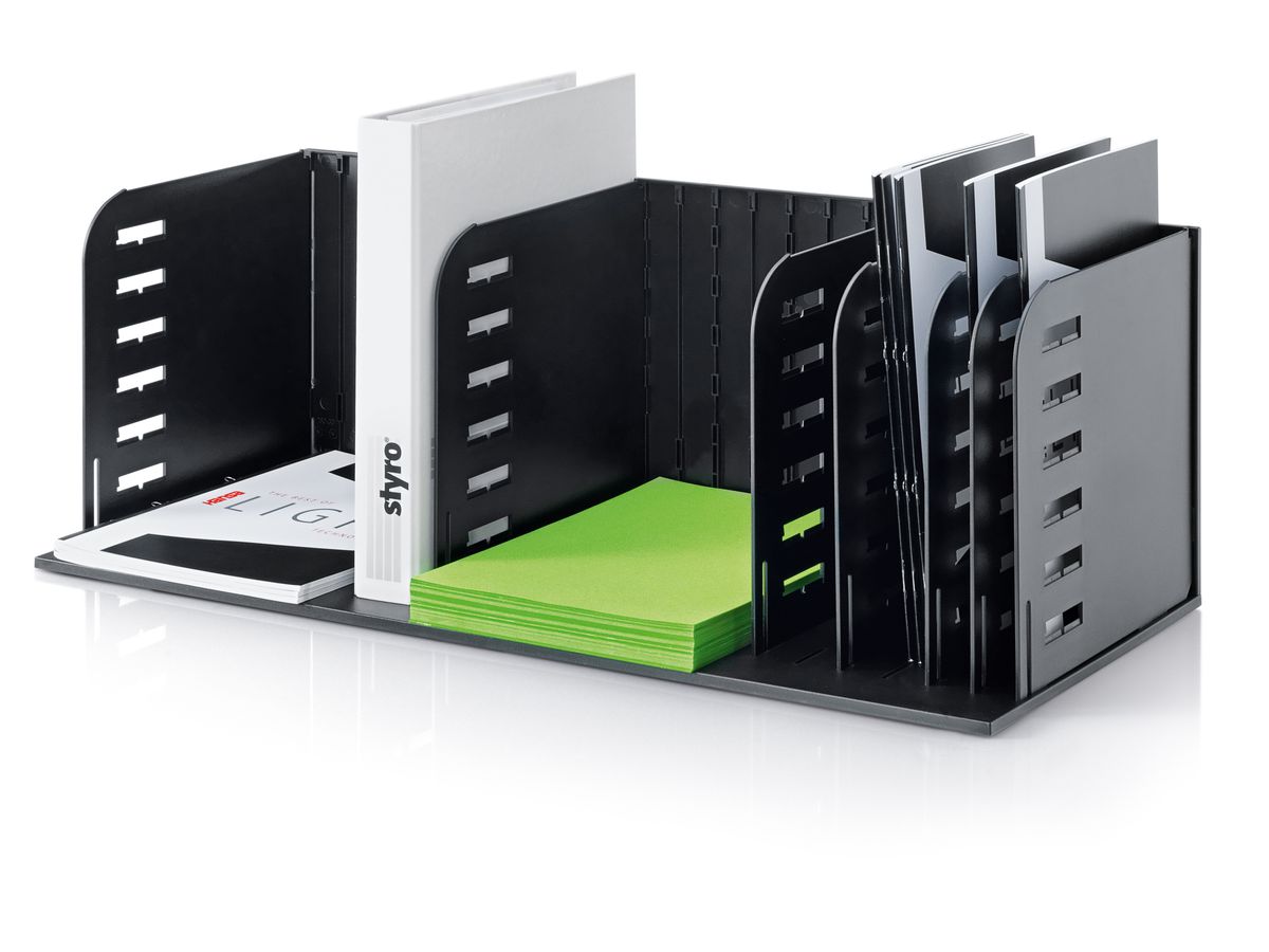 STYRO Sistema archiviaz. styrorac 282-03007.99 nero/nero 8 pareti divisorie (7612176066129)