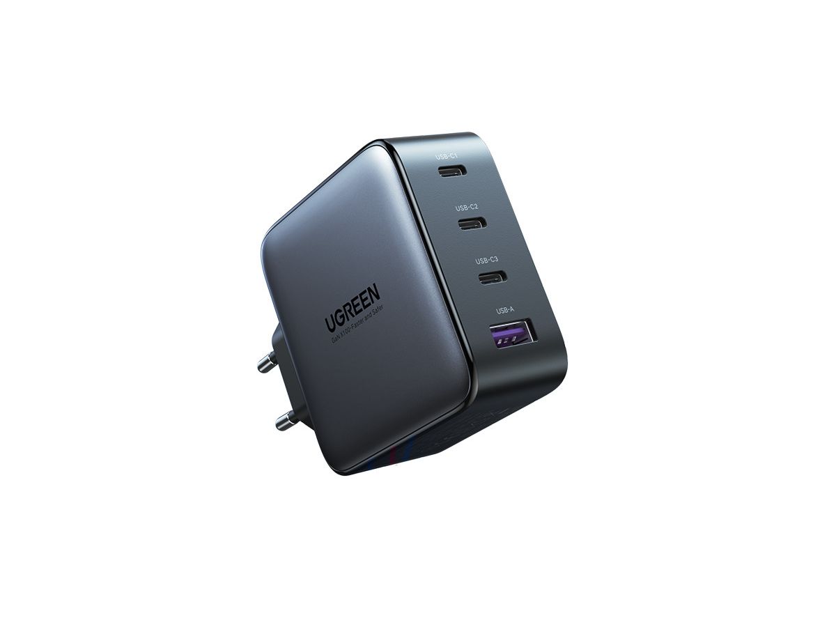 UGREEN USB Charger 100W 4-Port set 90575 PD GaN 3xUSB-C,1xUSB-A&cable (6957303895755)