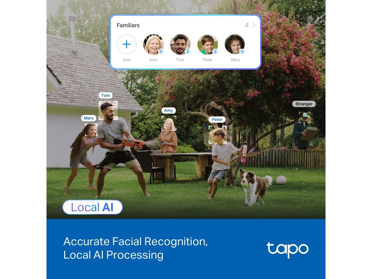 TP-LINK Outdoor Pan/Tilt Security Cam Tapo C560WS 4K, Smart AI (1210002602693)